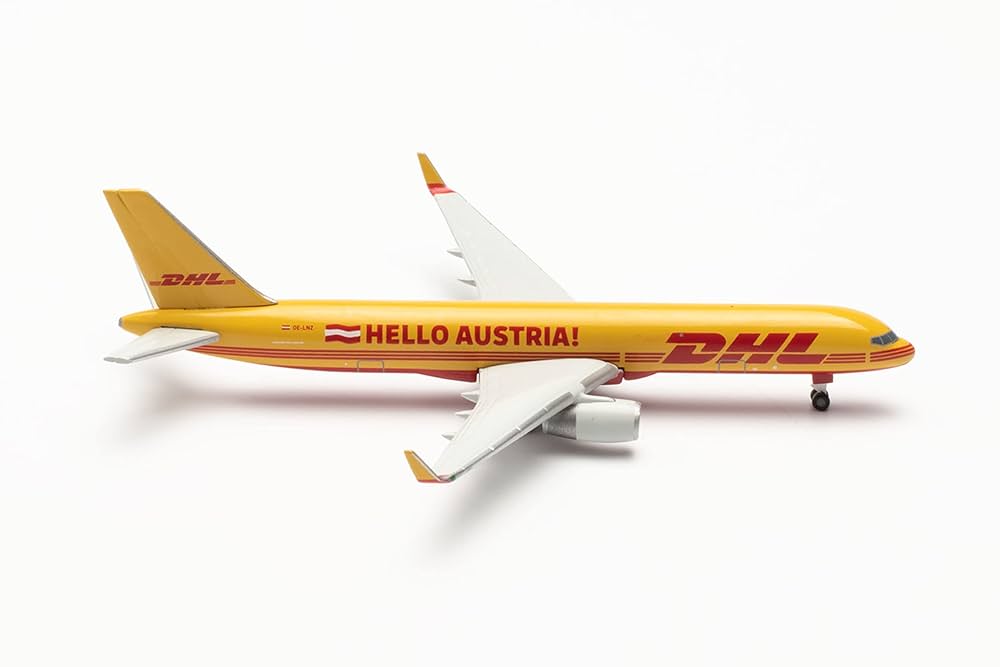 【中古】herpa Boeing 757-200 4個 herpa Modelo de avión Boeing 757-200 – DHL Air Austria